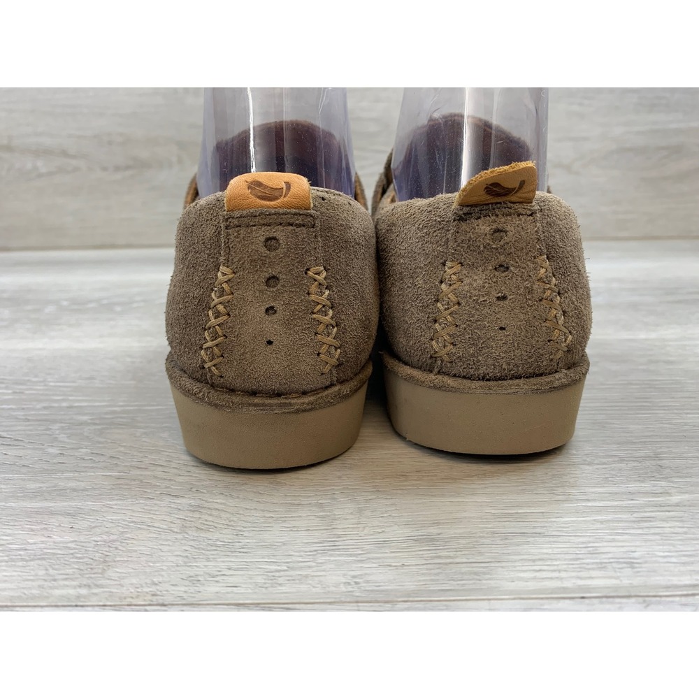 Clarks Artisan Women's Suede Loafers 7 Brown Slip On Comfort Casual Shoes - Picture 4 of 11